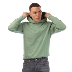 Gant Mens Shield Logo Long-Sleeved Hoodie / Green